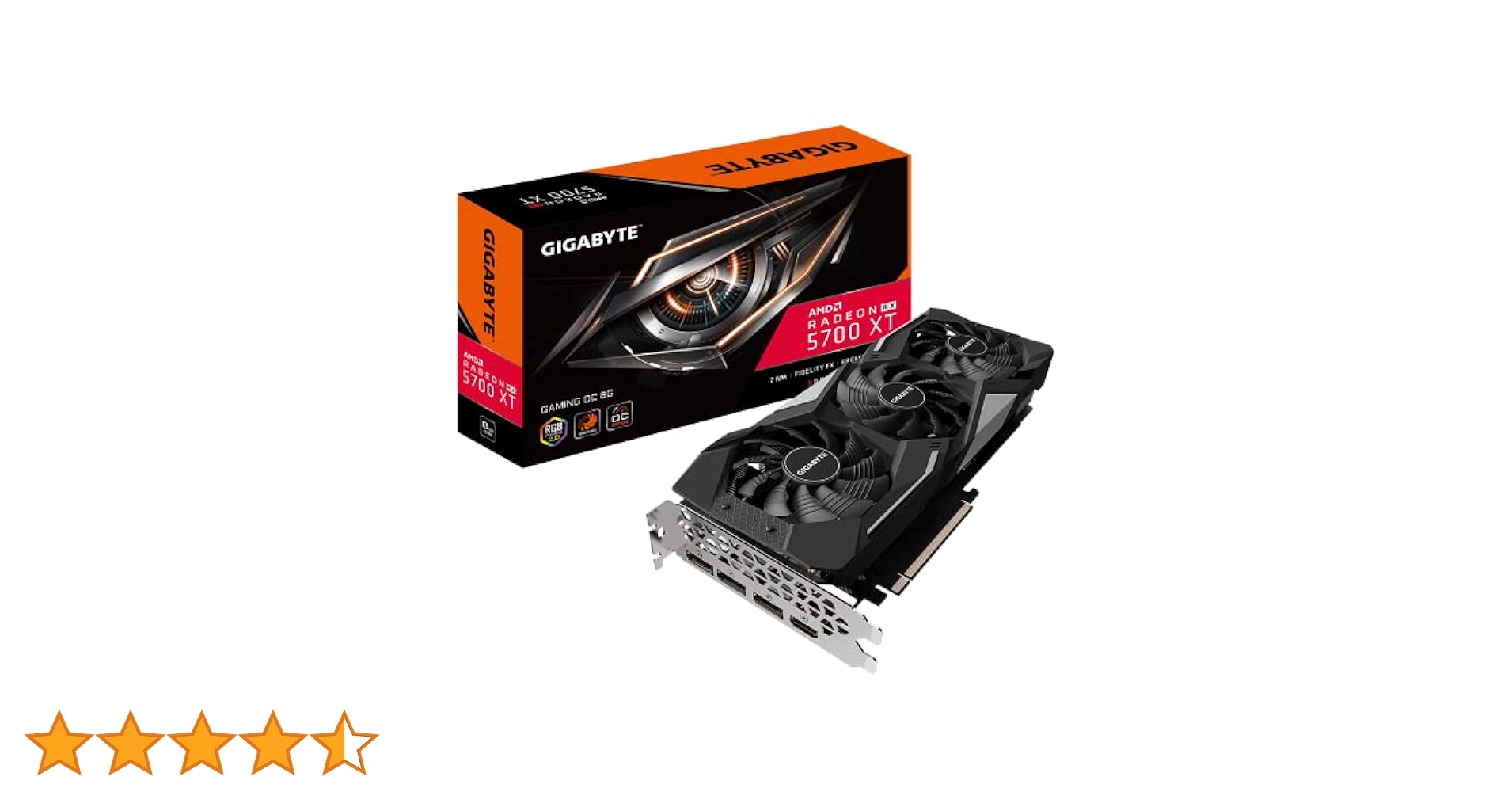 グラフィックボード・グラボ・ビデオカード GIGABYTE GAMINGBOX Radeon RX5700 eGPU Amazon | Gigabyte Radeon RX 5700 XT Gaming OC 8G